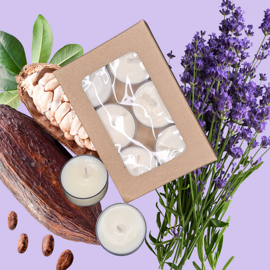 Cocoa Lavender - Tea Lights