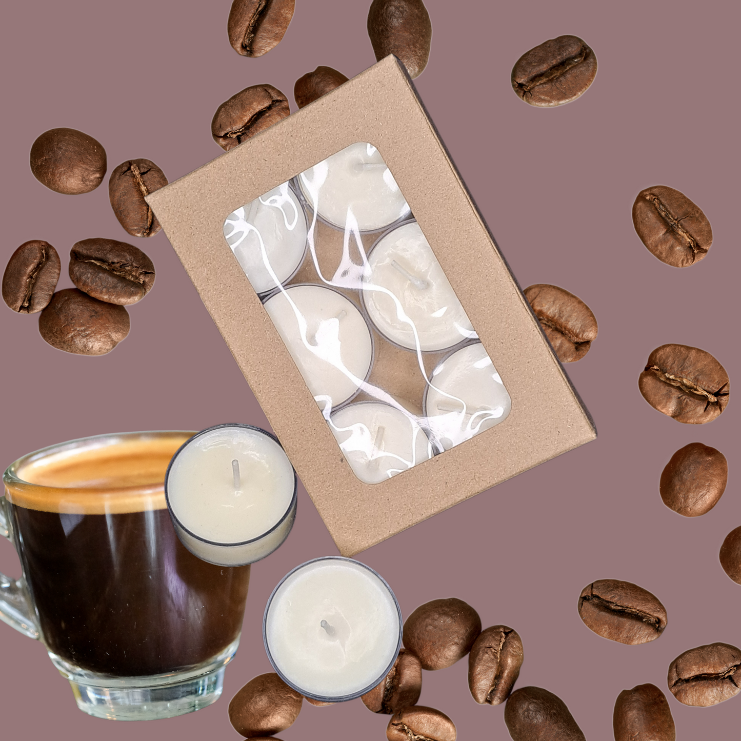 Roasted Espresso - Tea Lights