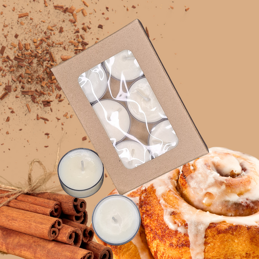 Warm Cinnamon Bun - Tea Lights