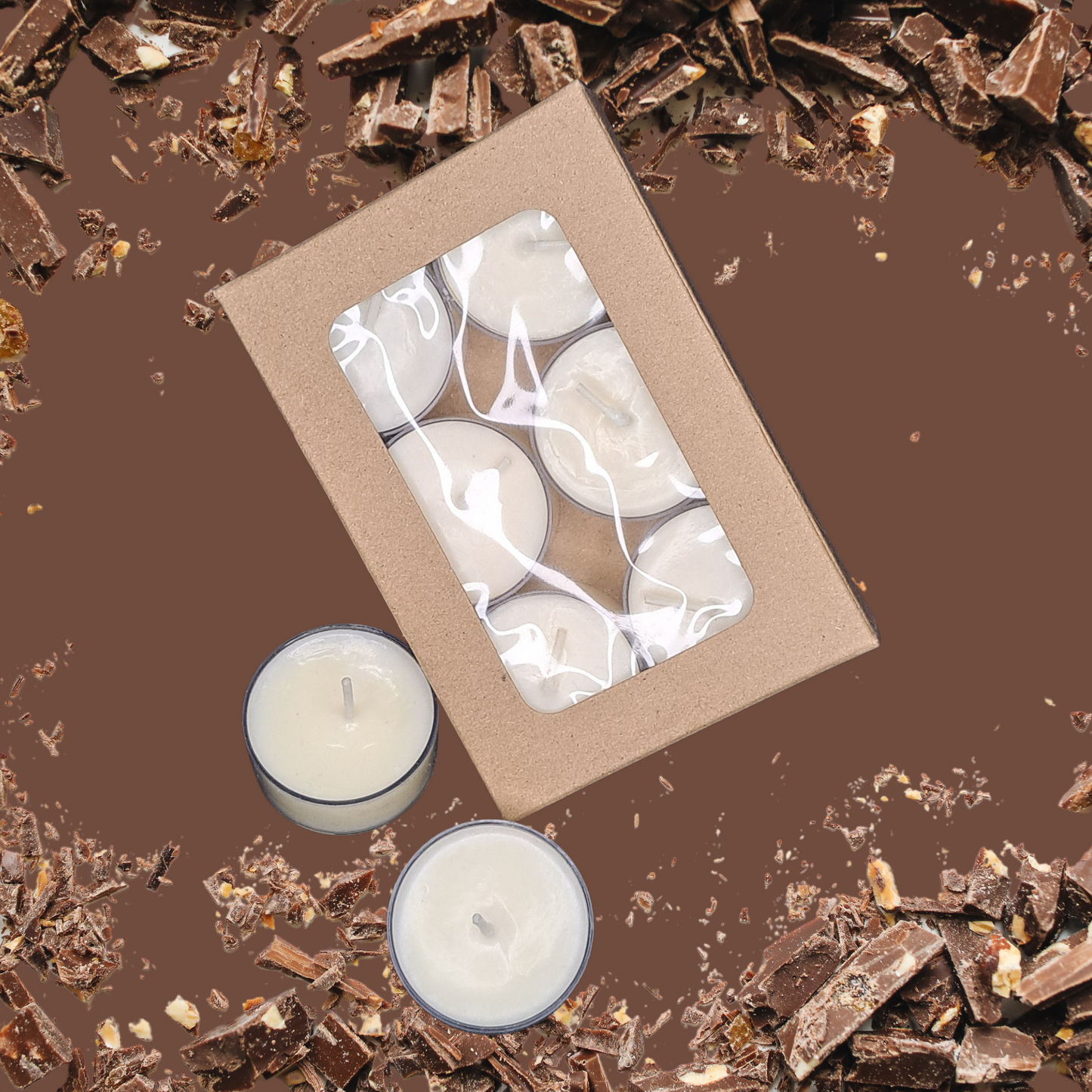 Dark Chocolate - Tea Lights