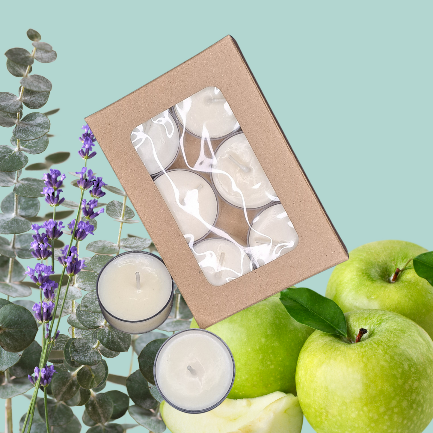 Apple Lavender Eucalyptus - Tea Lights