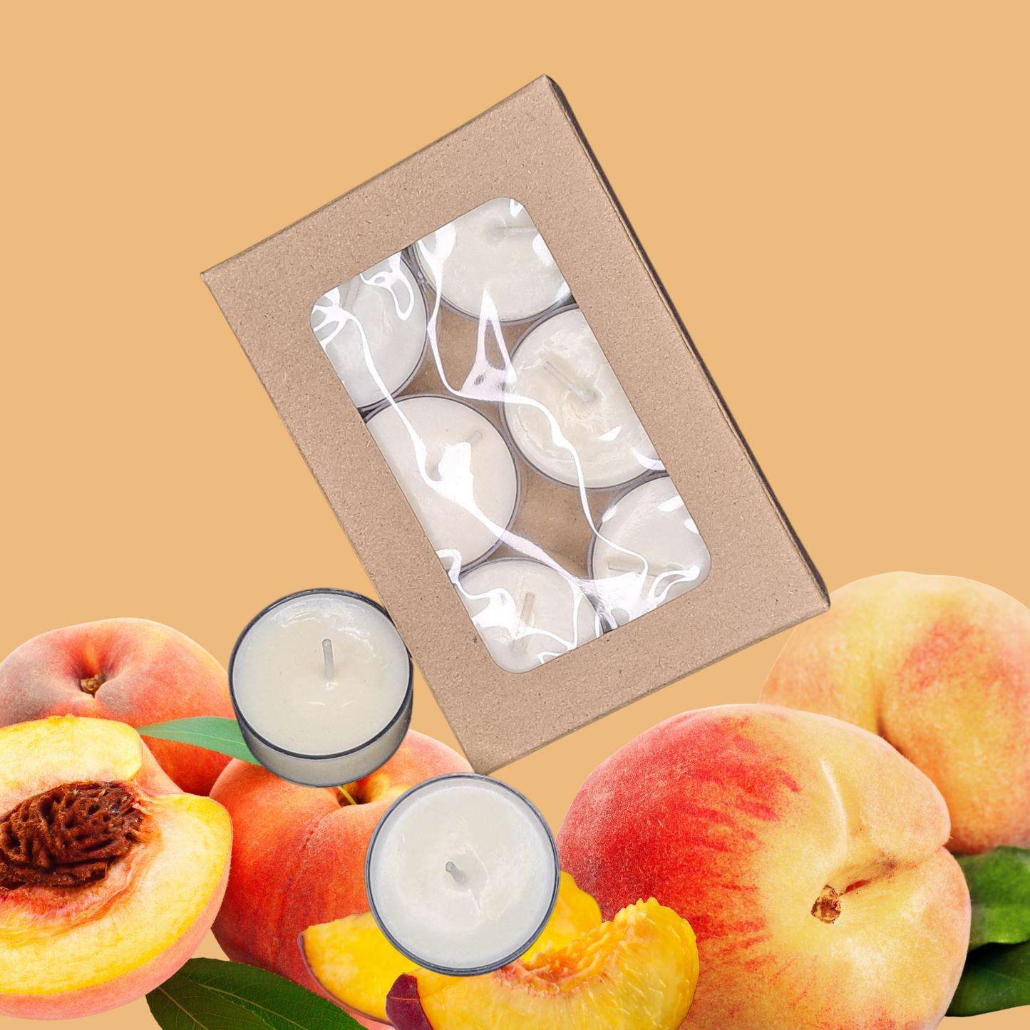 Orchard Peach - Tea Lights